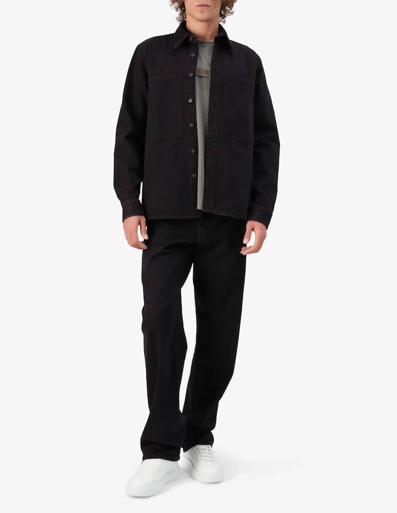 MM6 Maison Margiela Camicia denim rinsed - immagine 2 MM6 Maison Margiela Camicia denim rinsed - immagine 2