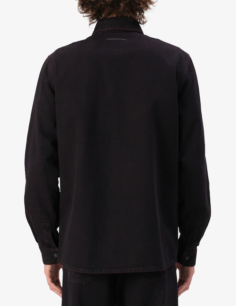 MM6 Maison Margiela Camicia denim rinsed - immagine 3 MM6 Maison Margiela Camicia denim rinsed - immagine 3