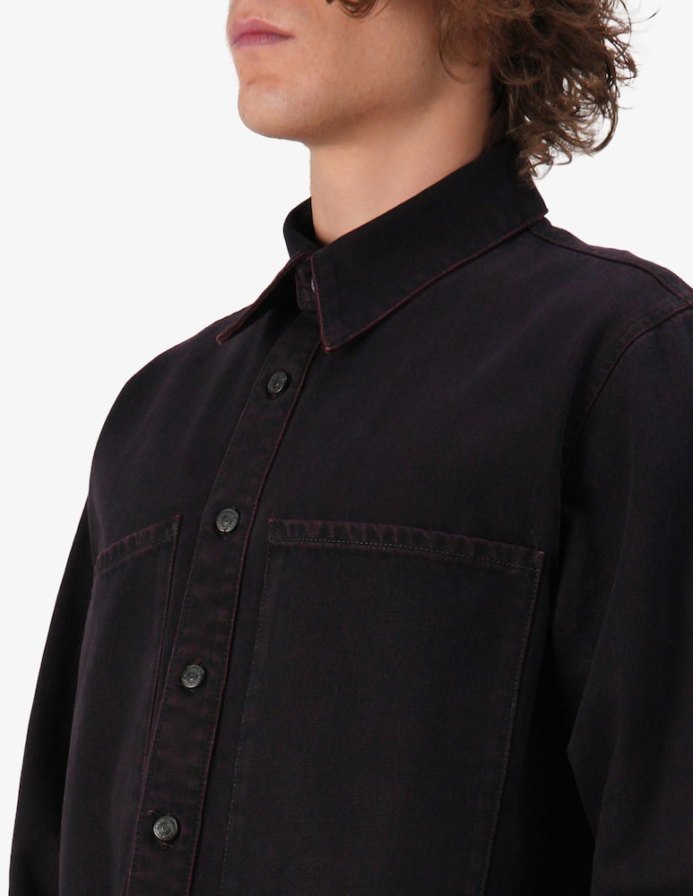 MM6 Maison Margiela Camicia denim rinsed - immagine 4 MM6 Maison Margiela Camicia denim rinsed - immagine 4