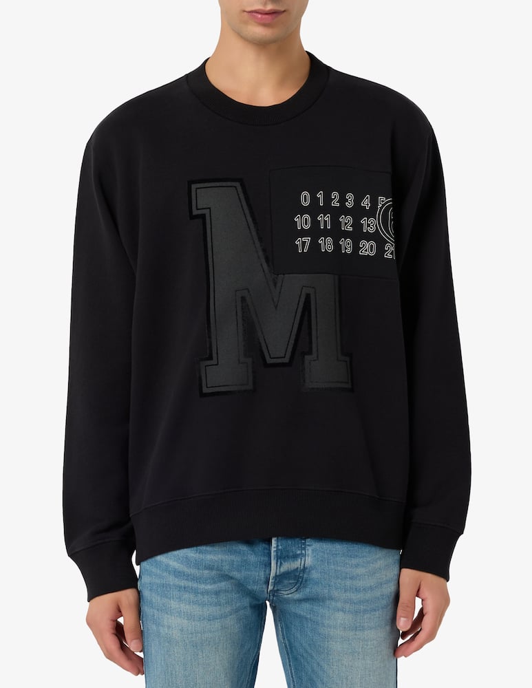 rinascente MM6 Maison Margiela Felpa numerica signature