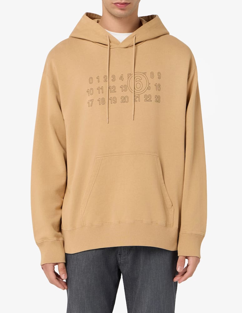 rinascente MM6 Maison Margiela Numeric signature hoodie