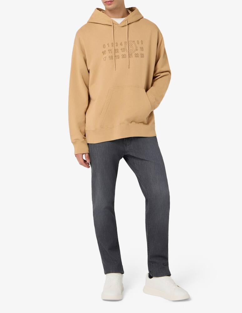 rinascente MM6 Maison Margiela Numeric signature hoodie