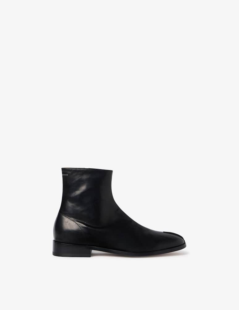 rinascente MM6 Maison Margiela Leather ankle boots
