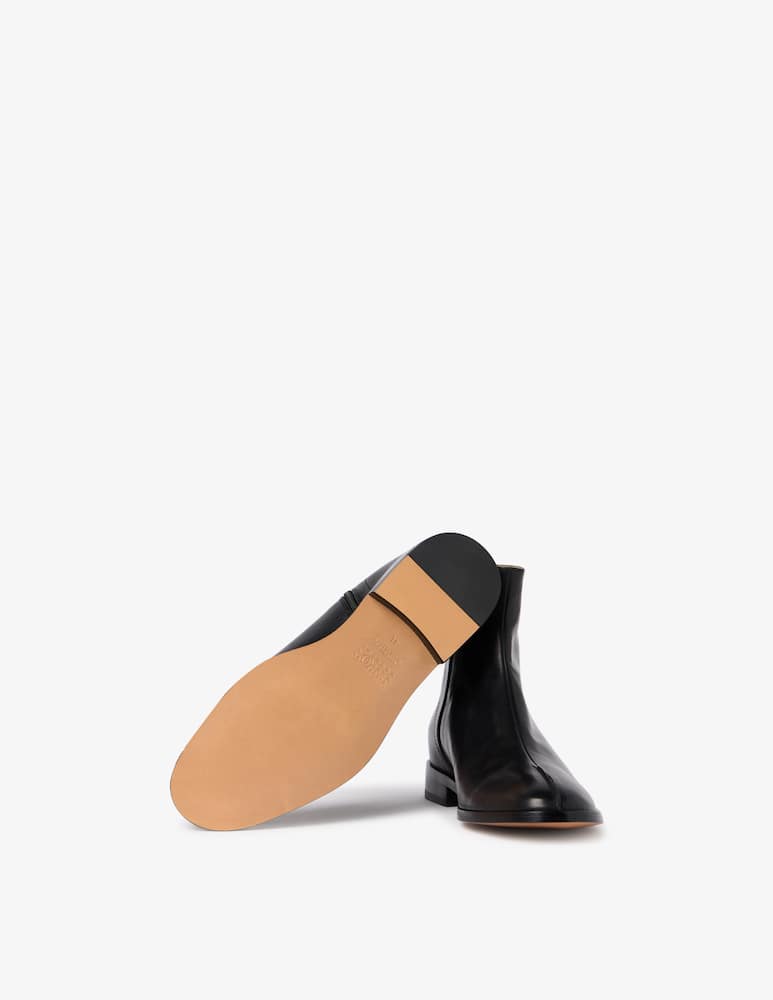 rinascente MM6 Maison Margiela Leather ankle boots