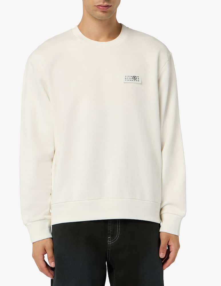 rinascente MM6 Maison Margiela Numeric signature sweatshirt