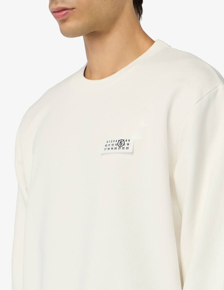 rinascente MM6 Maison Margiela Numeric signature sweatshirt