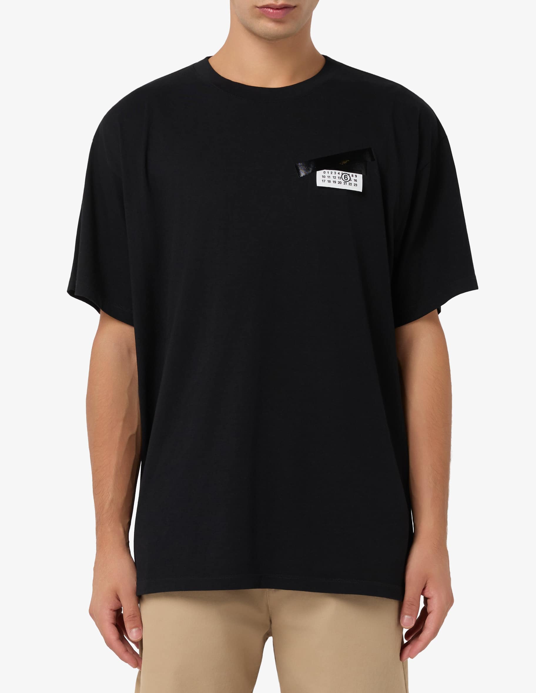Maison Margiela T-shirt in jersey con stampa M60909-MM04I