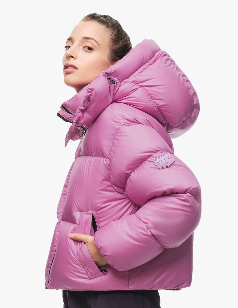 rinascente Duvetica Piumino corto impermeabile con cappuccio diademadue