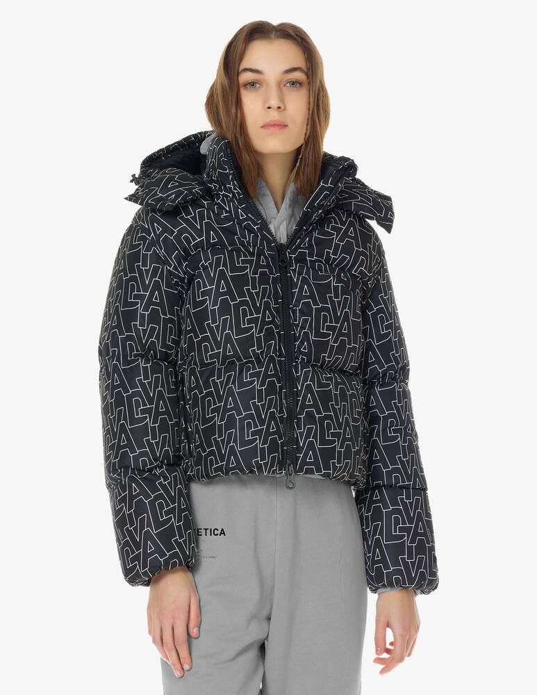 rinascente Duvetica Hooded bomber jacket Saveria