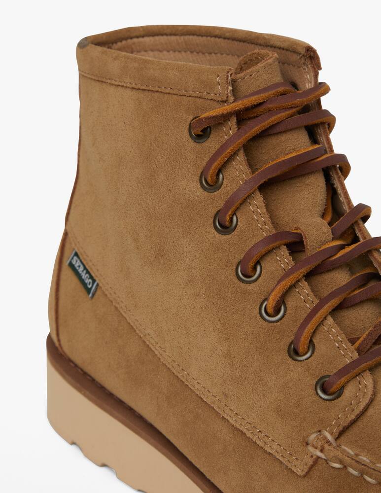 rinascente Sebago Tala high bood oiled suede boat shoes