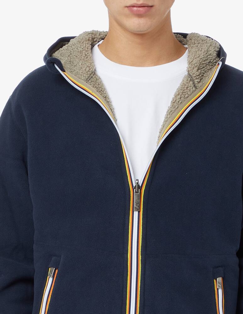 rinascente K-Way Pile jack polar double con cappuccio