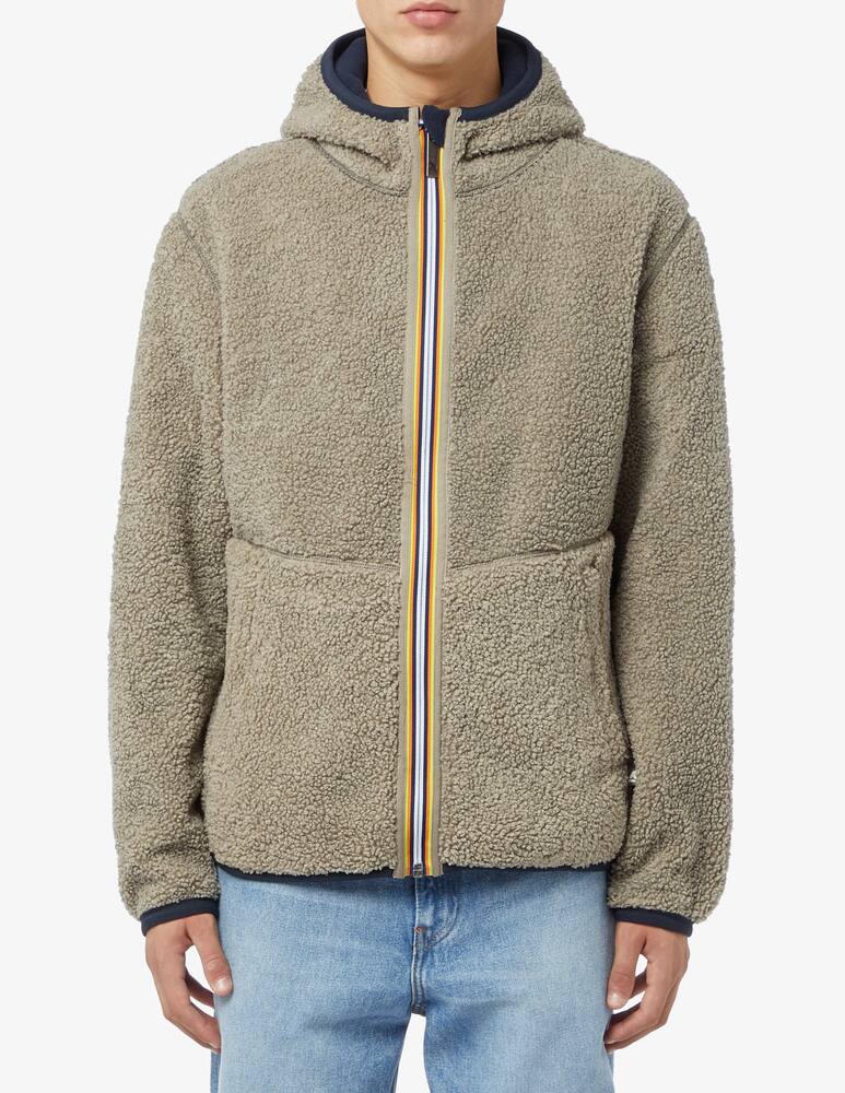 rinascente K-Way Pile jack polar double con cappuccio