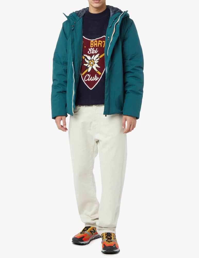 rinascente K-Way Giacca ripstop marmotta con cappuccio