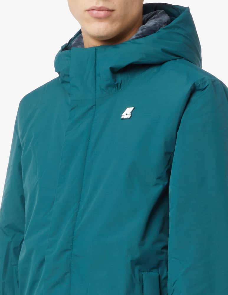 rinascente K-Way Giacca ripstop marmotta con cappuccio