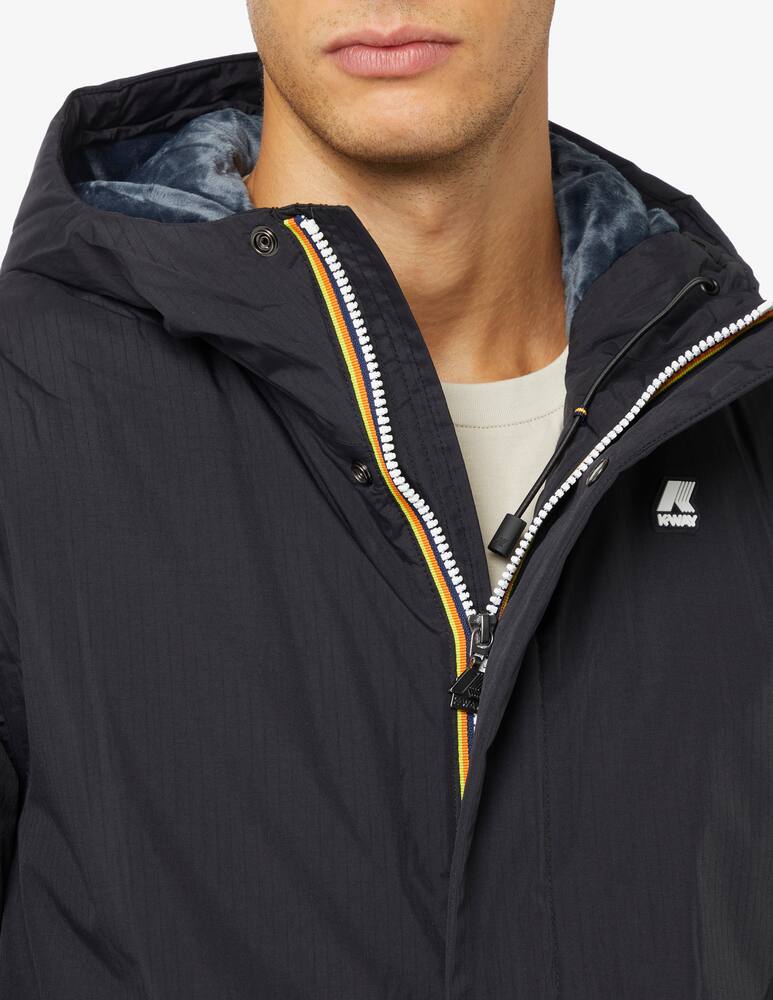 rinascente K-Way Giacca ripstop marmotta con cappuccio