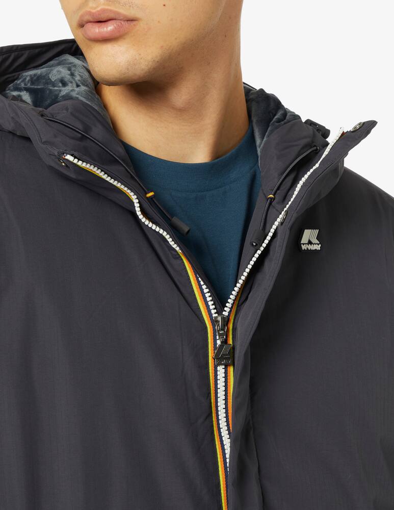 rinascente K-Way Giacca ripstop marmotta con cappuccio
