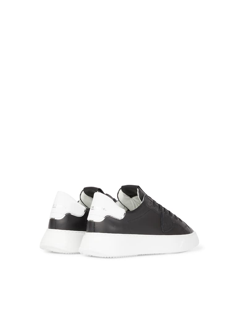 Philippe Model Sneakers temple basse in pelle - Nero - immagine 4 Philippe Model Sneakers temple basse in pelle - Nero - immagine 4
