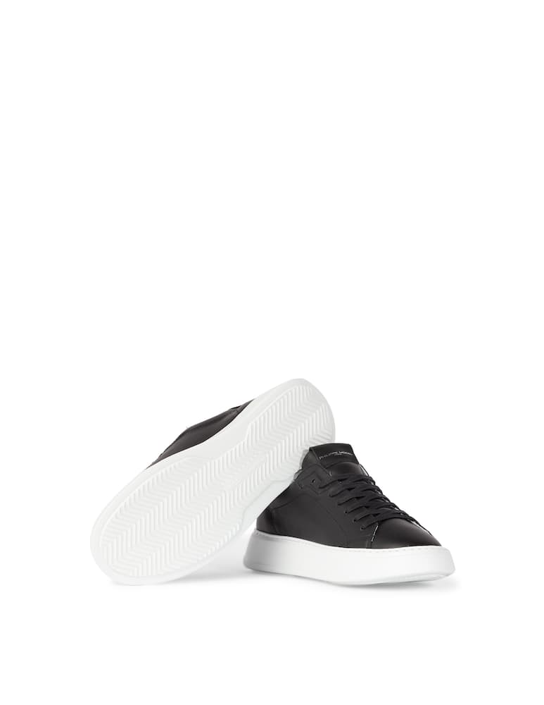 Philippe Model Sneakers temple basse in pelle - Nero - immagine 5 Philippe Model Sneakers temple basse in pelle - Nero - immagine 5