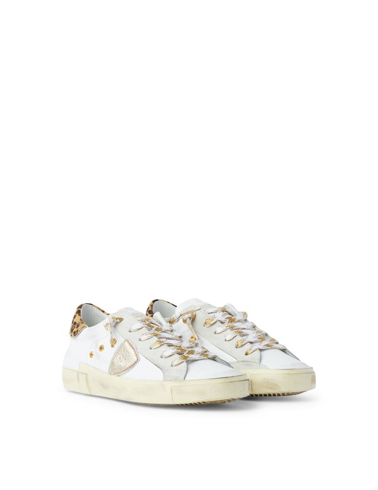 rinascente Philippe Model Paris leather low-top sneakers - white
