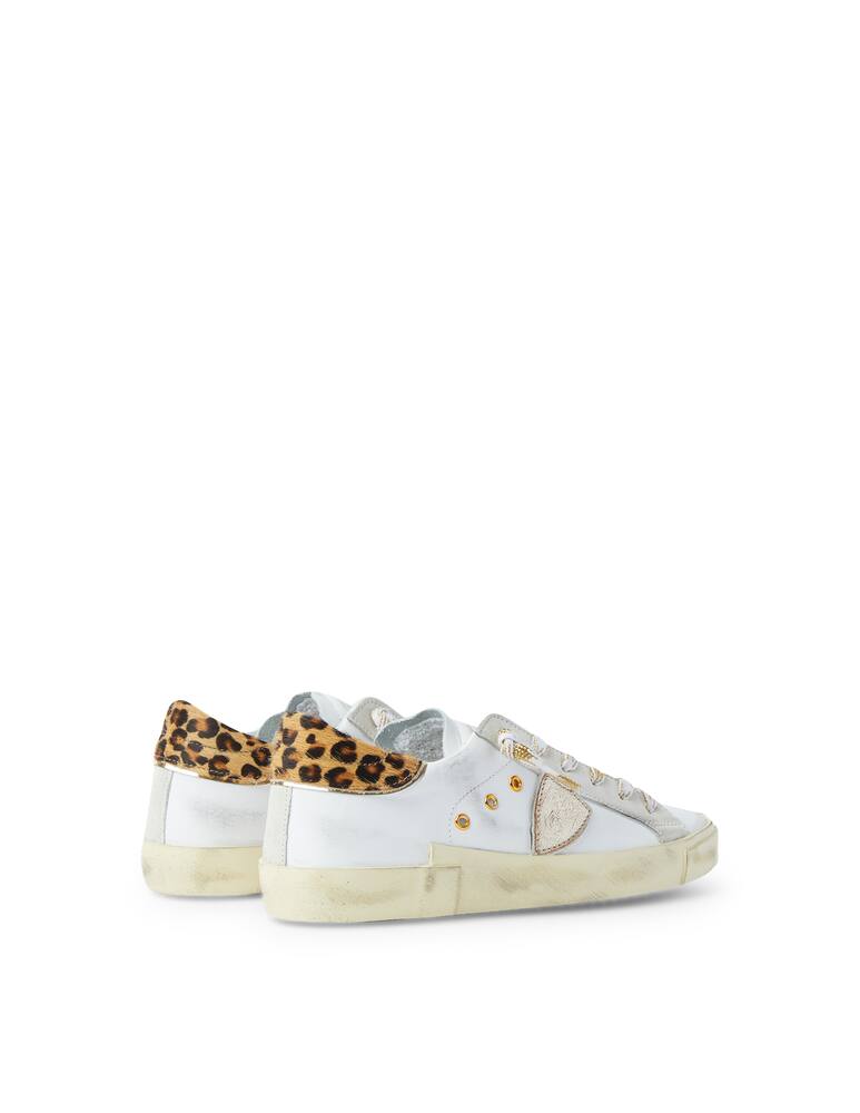 rinascente Philippe Model Paris leather low-top sneakers - white