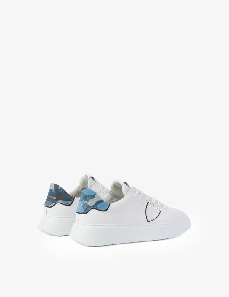 rinascente Philippe Model Sneakers temple basse in pelle - Bianco