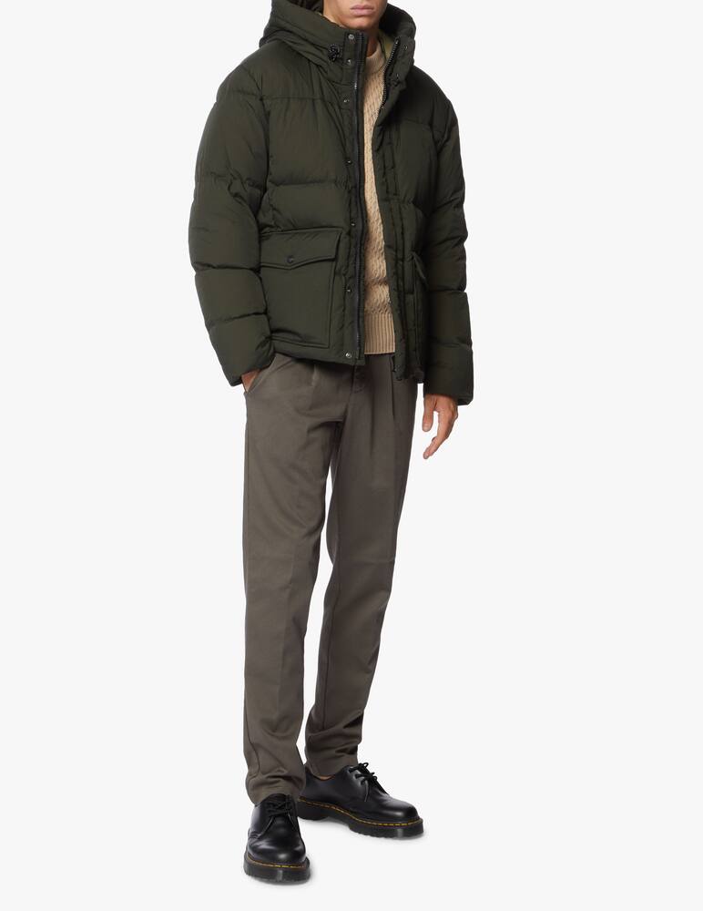 rinascente adhoc Crickled nylon down jacket