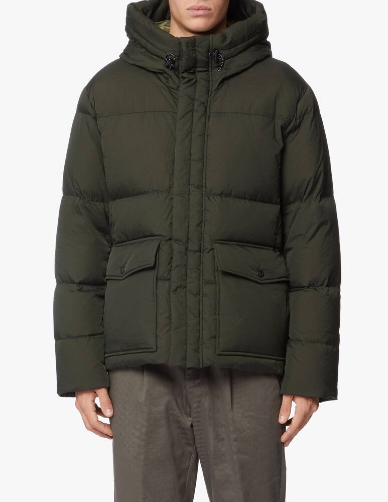 rinascente adhoc Crickled nylon down jacket
