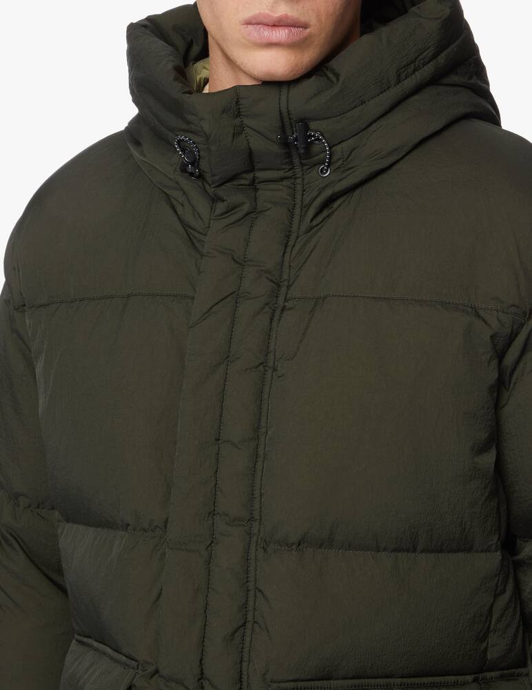 rinascente adhoc Crickled nylon down jacket