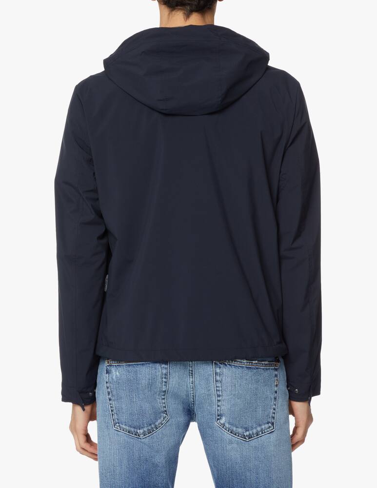 rinascente adhoc Giubbino microfibra superlight con cappuccio - blu