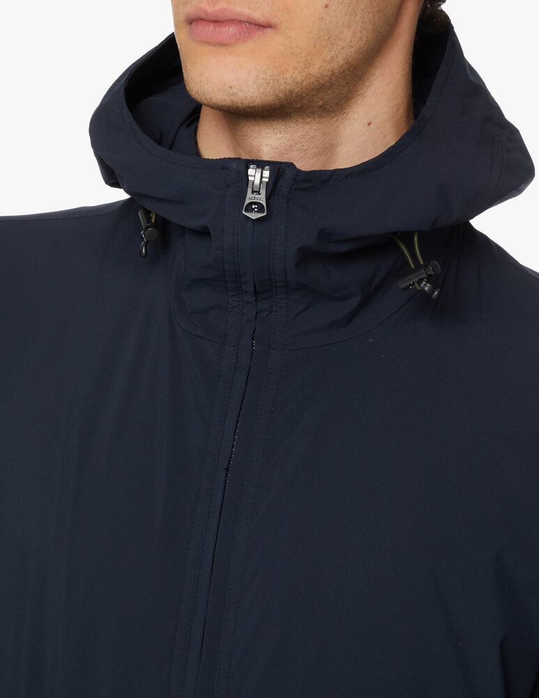 rinascente adhoc Giubbino microfibra superlight con cappuccio - blu