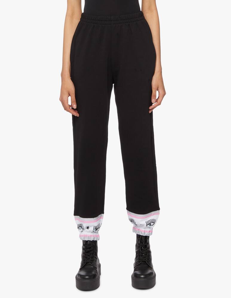 rinascente Chiara Ferragni Jogger logomania in cotone