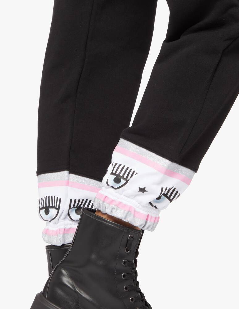 rinascente Chiara Ferragni Jogger logomania in cotone