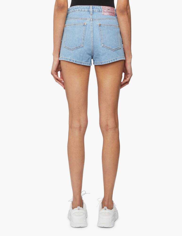rinascente Chiara Ferragni Pantaloni corti di jeans logomania