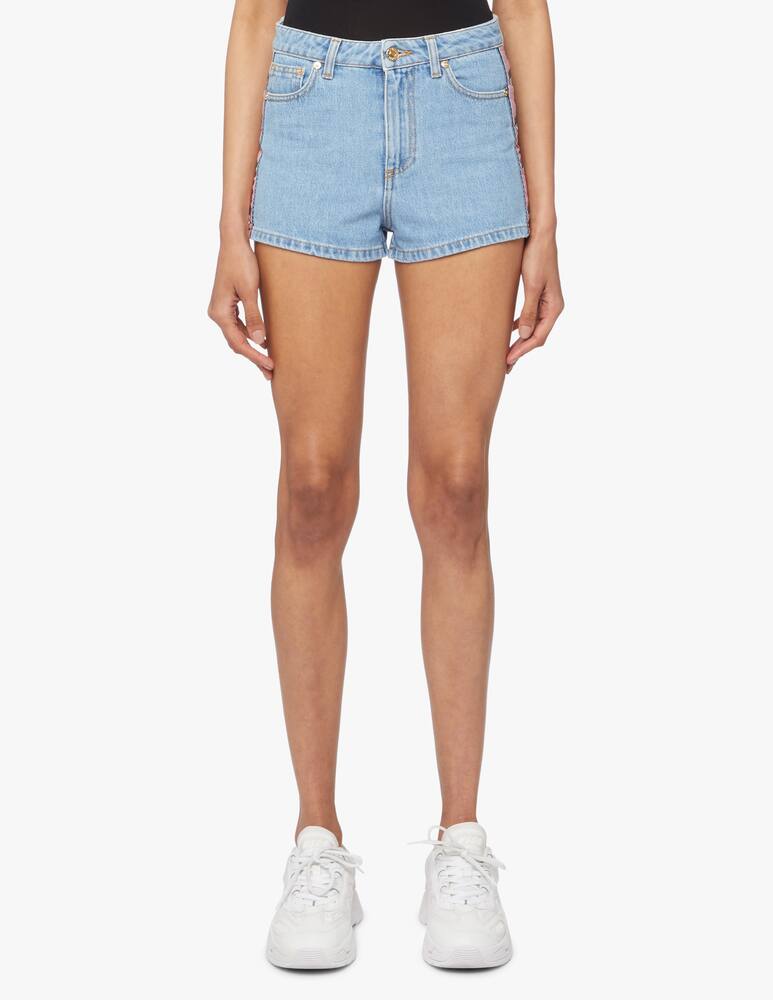 rinascente Chiara Ferragni Pantaloni corti di jeans logomania