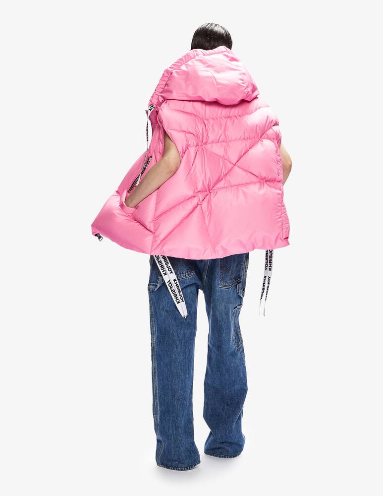 rinascente Khrisjoy Gilet piumino Patch Bandana - Rosa