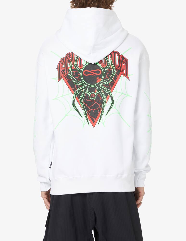 rinascente Propaganda Triangle web hoodie - White
