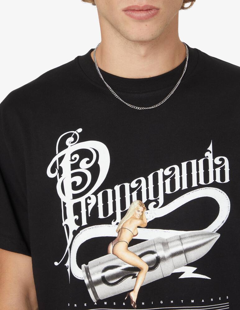 rinascente Propaganda Maglietta donna proiettile - Nero