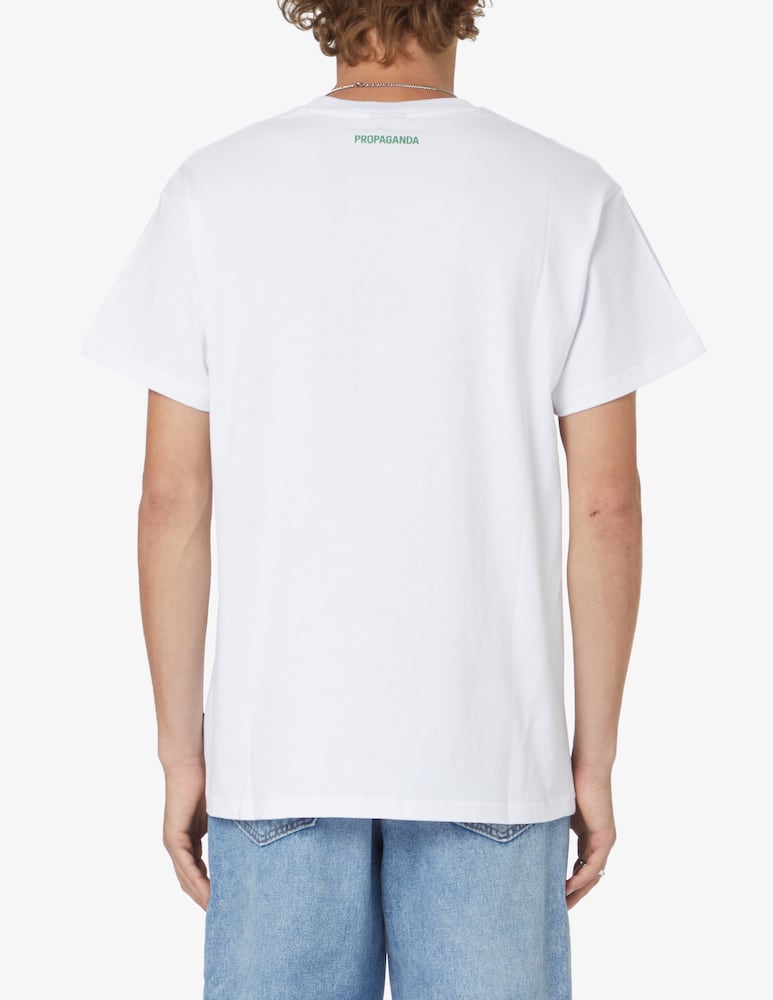 rinascente Propaganda Steel logo t-shirt - White