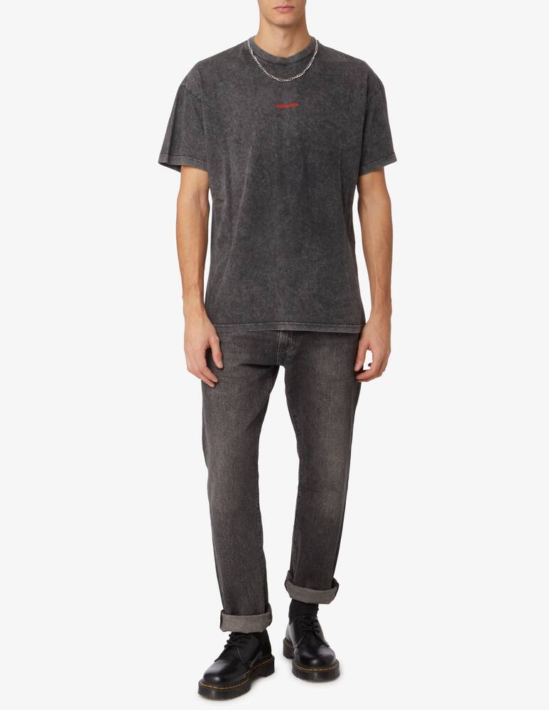 rinascente Propaganda Ribs gradient stone t-shirt - Grey