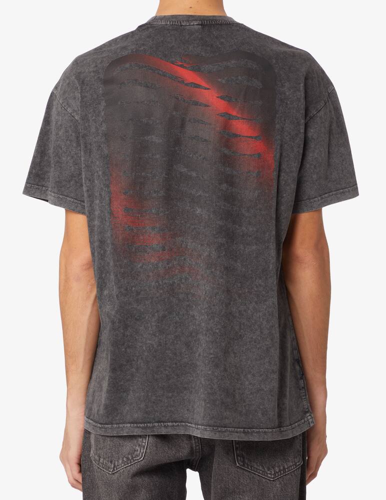 rinascente Propaganda Ribs gradient stone t-shirt - Grey