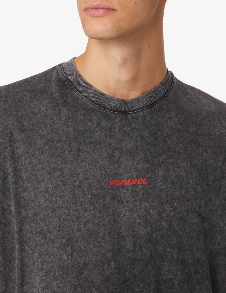 rinascente Propaganda Ribs gradient stone t-shirt - Grey