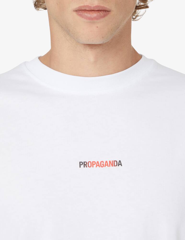 rinascente Propaganda Maglietta ribs gradient - Bianco