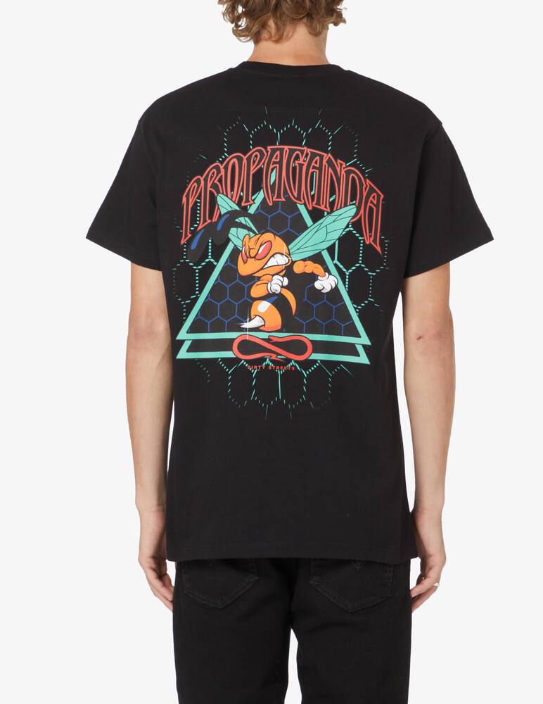 rinascente Propaganda Triangle sting t-shirt - Black