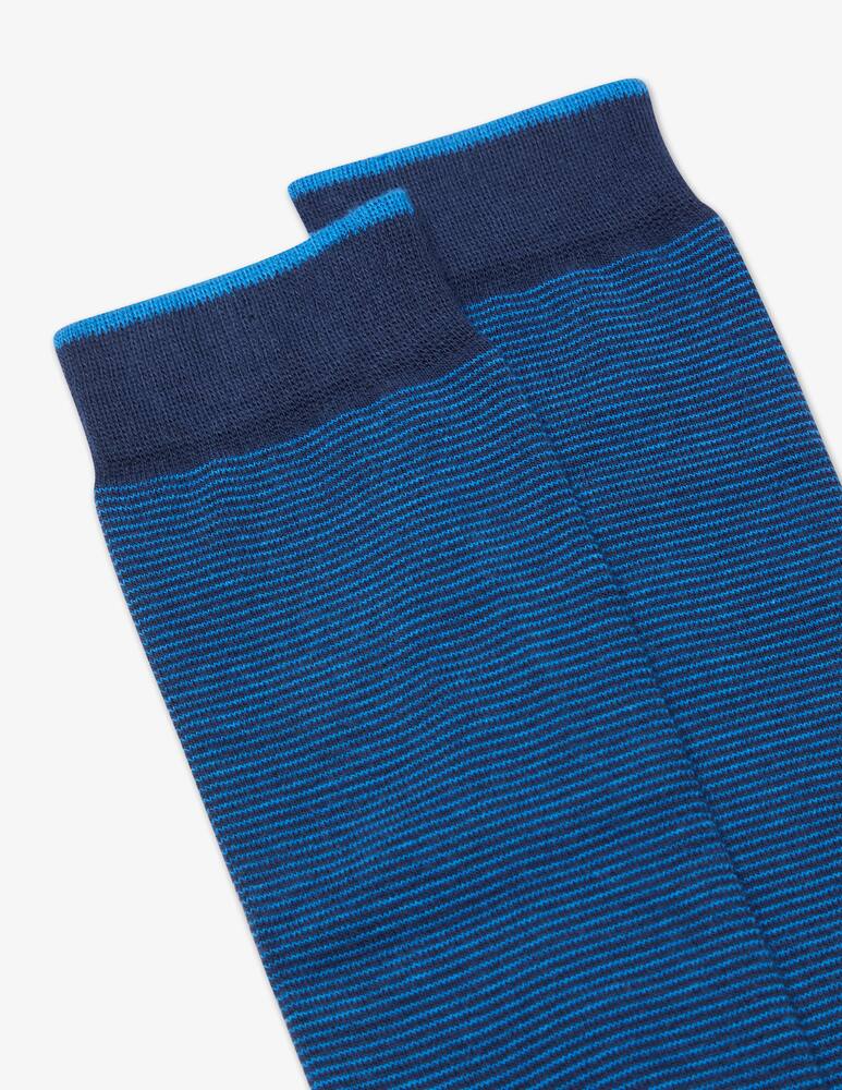 rinascente Gallo Calzino riga sottile - Blu