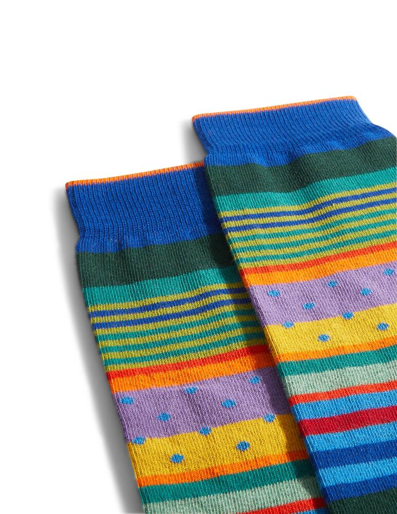 rinascente Gallo Cotton windsor multicolor pois socks
