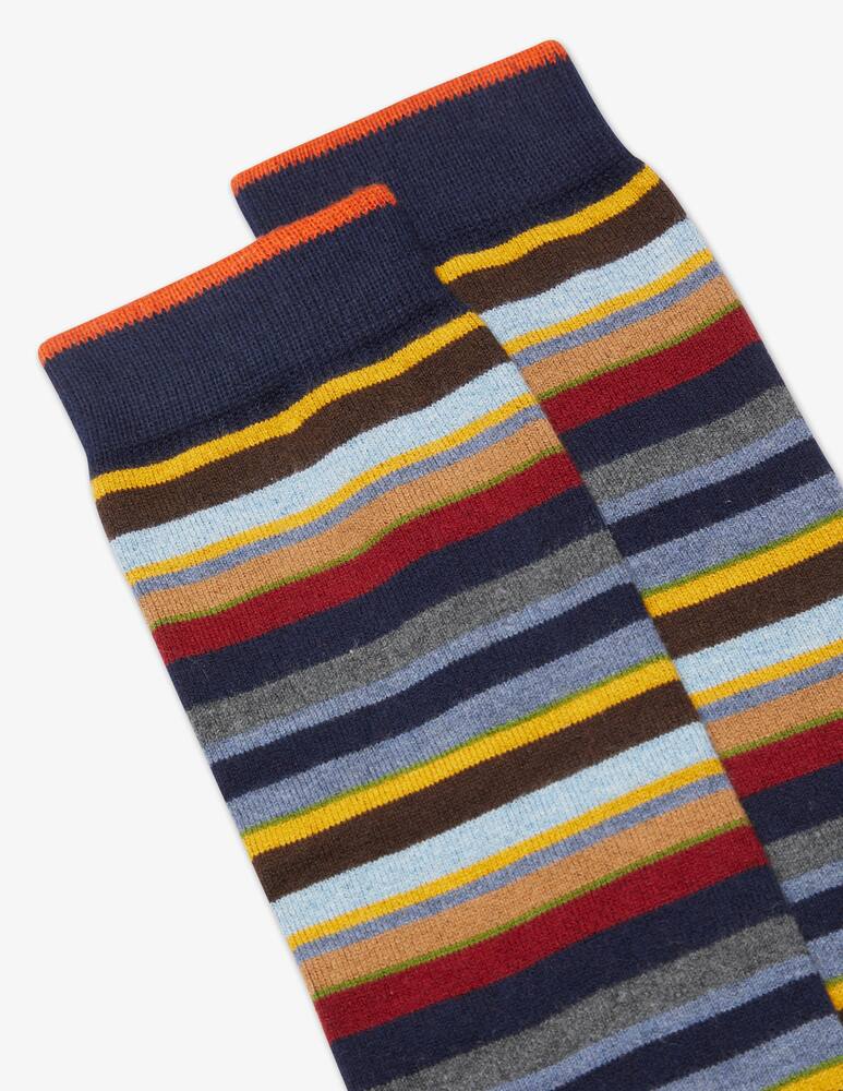 rinascente Gallo Micro multicolor stripes socks - Multicolor