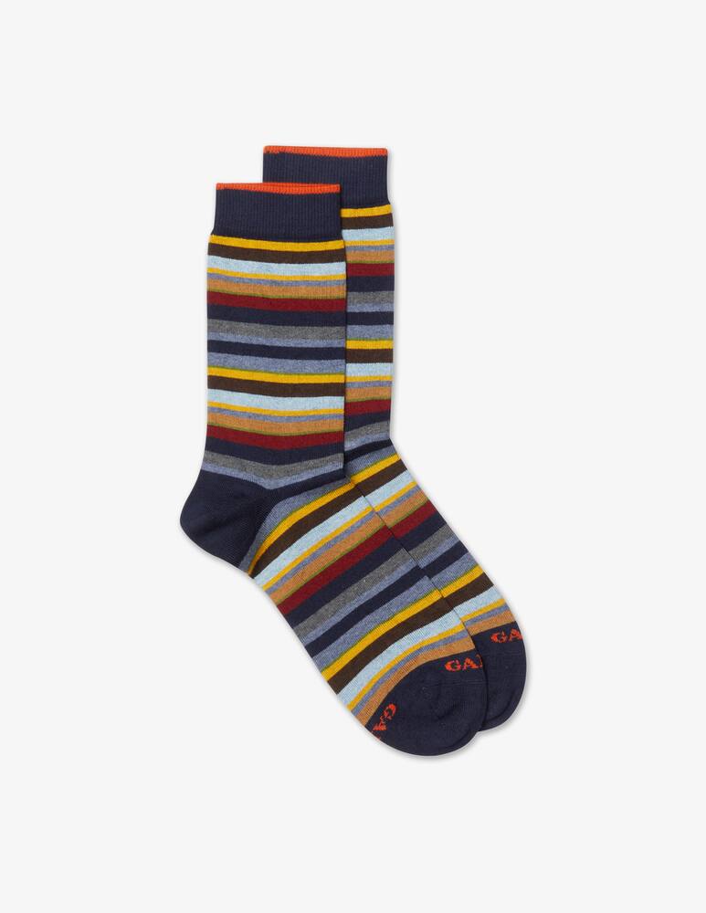 rinascente Gallo Micro multicolor stripes socks - Multicolor