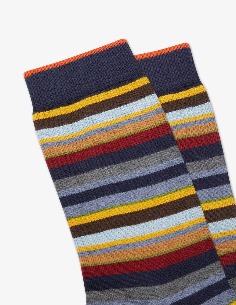 rinascente Gallo Micro multicolor stripes socks - Multicolor