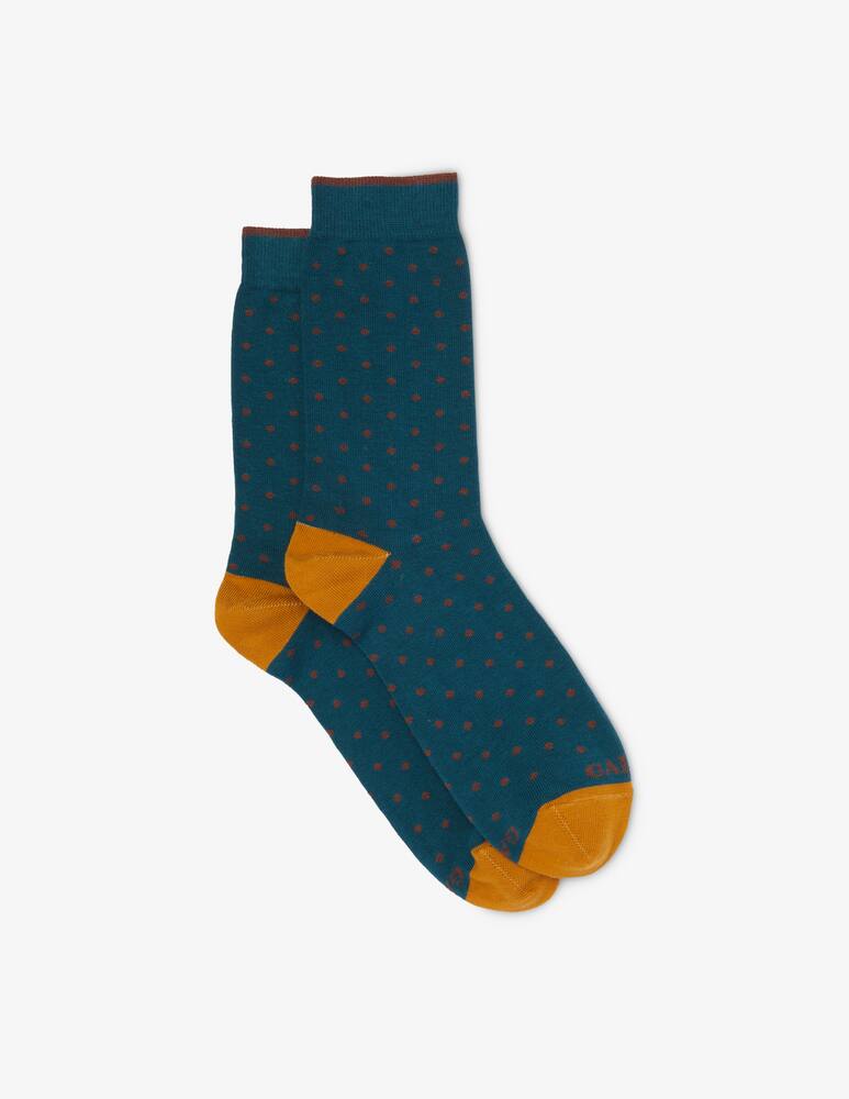 rinascente Gallo Small pois pattern socks - Blue