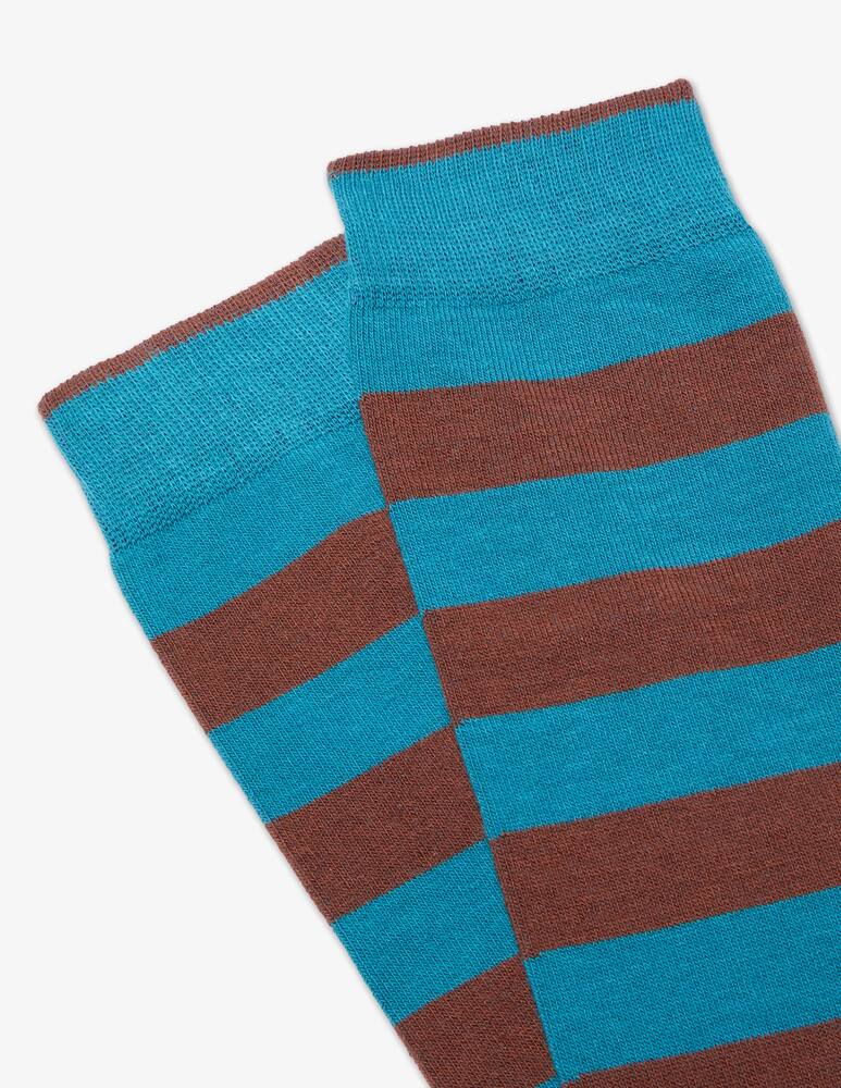 rinascente Gallo Bicolor stripes socks - Multicolor